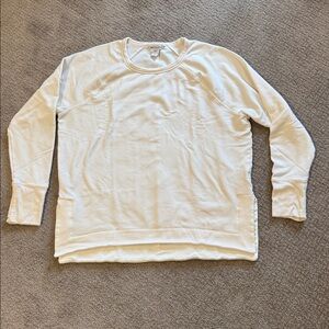 Athleta Costal Luxe Recover Sweatshirt, Cream